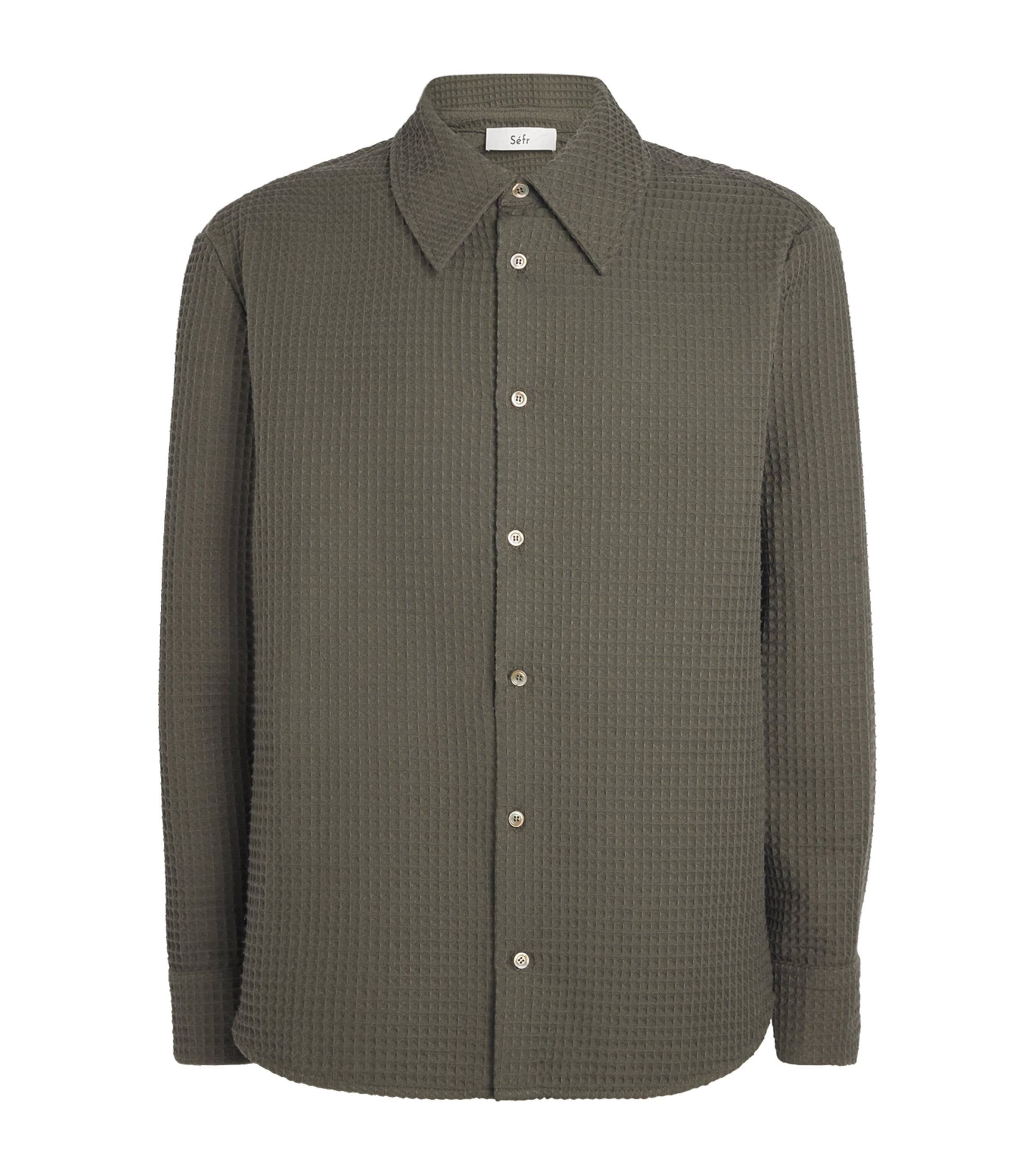 Séfr Cotton Waffle Oseary Shirt