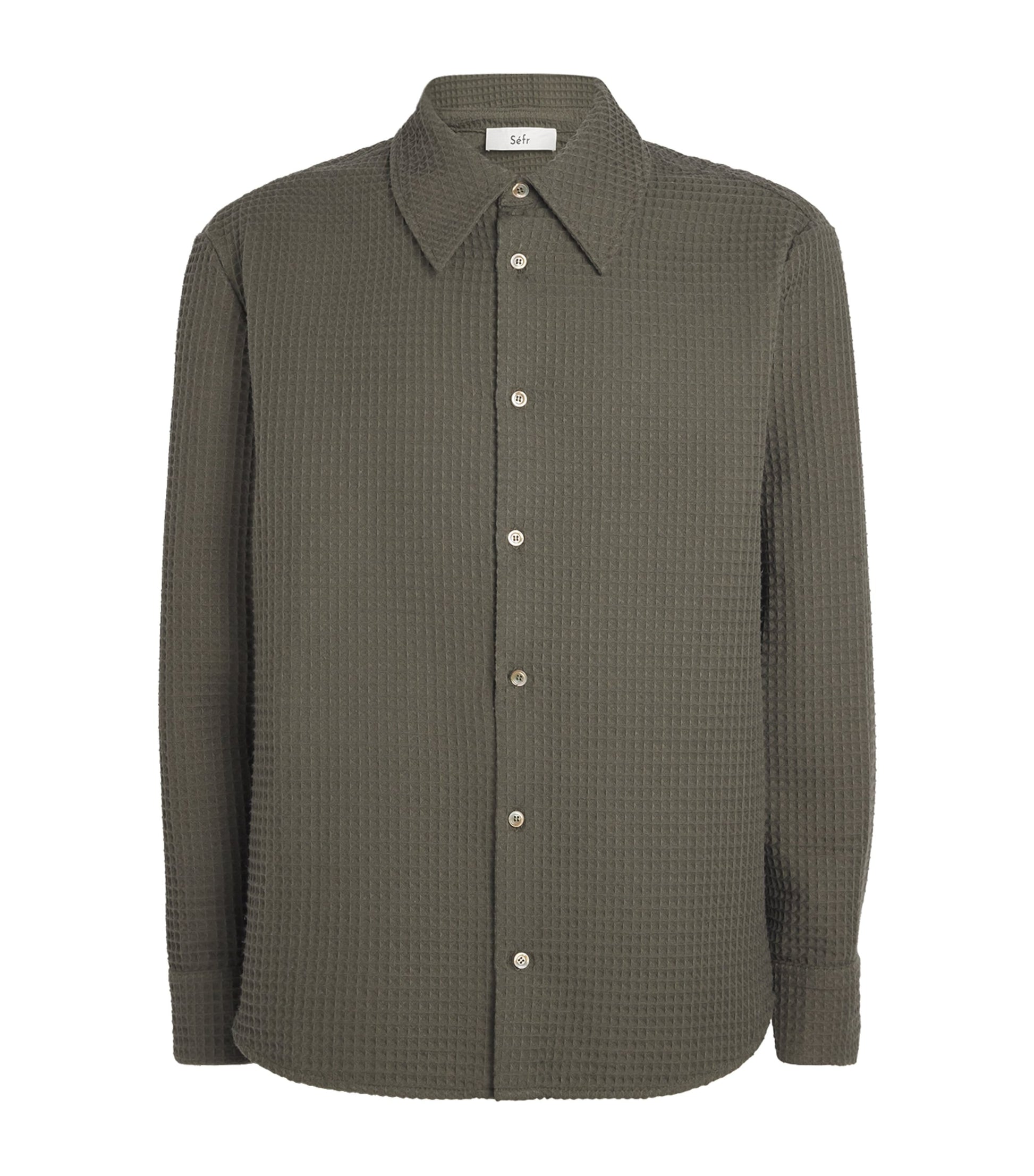 Séfr Cotton Waffle Oseary Shirt
