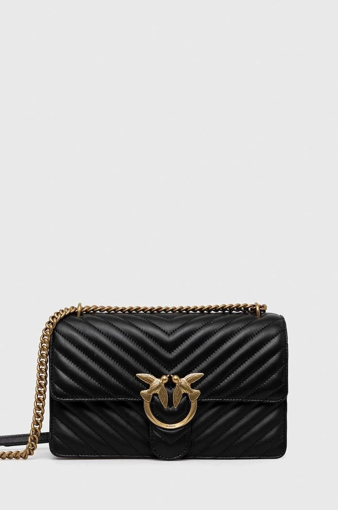 Pinko kadın deri crossbody çanta