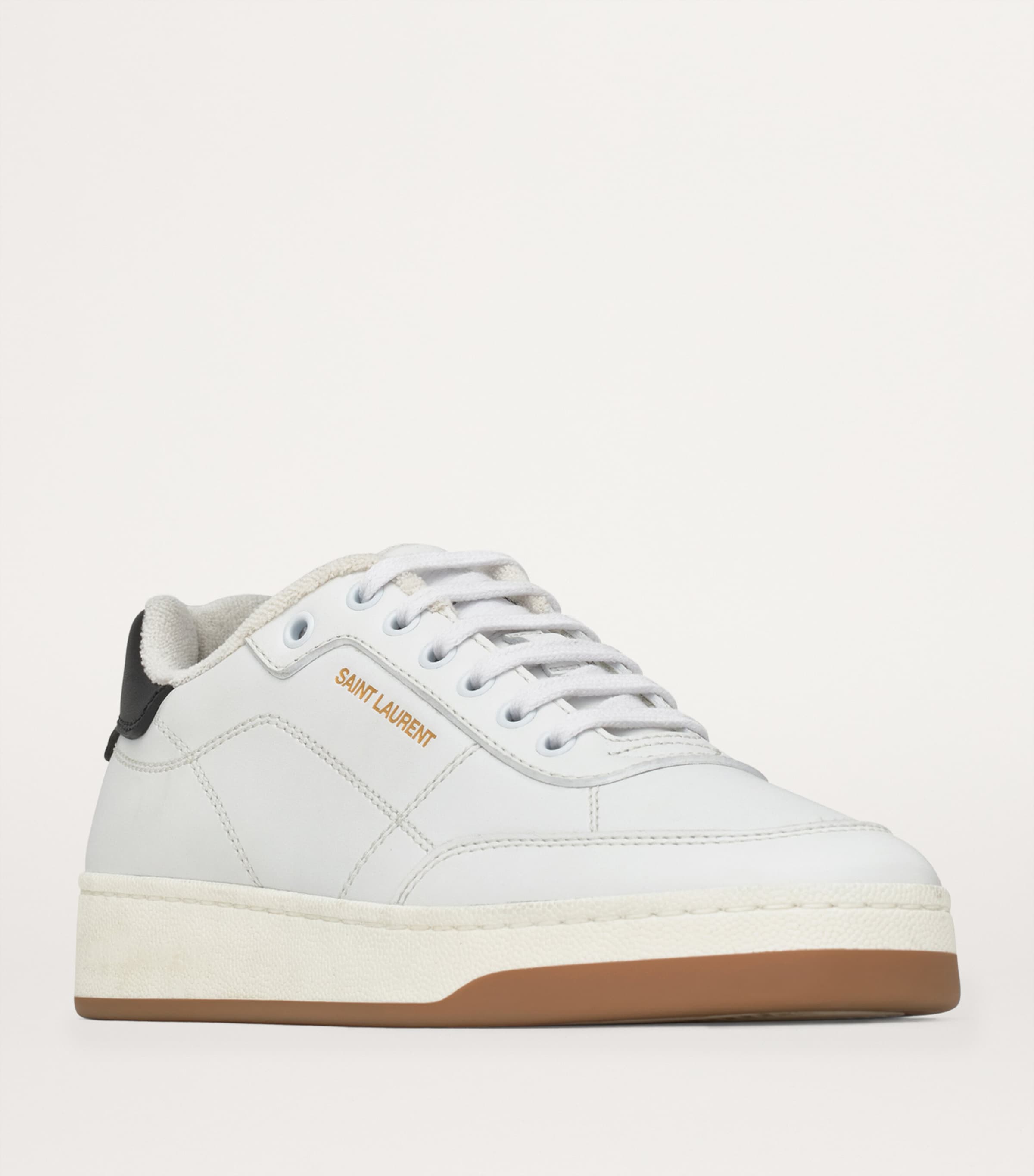 Saint Laurent Leather SL/61 Low-Top Sneakers