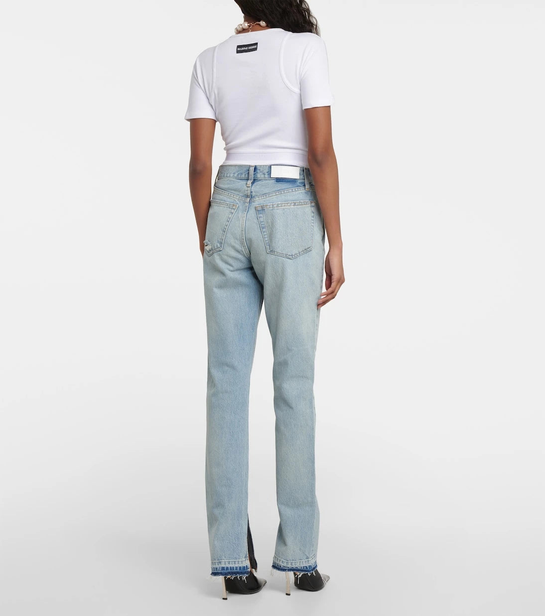 Re/Done - High-rise bootcut jeans