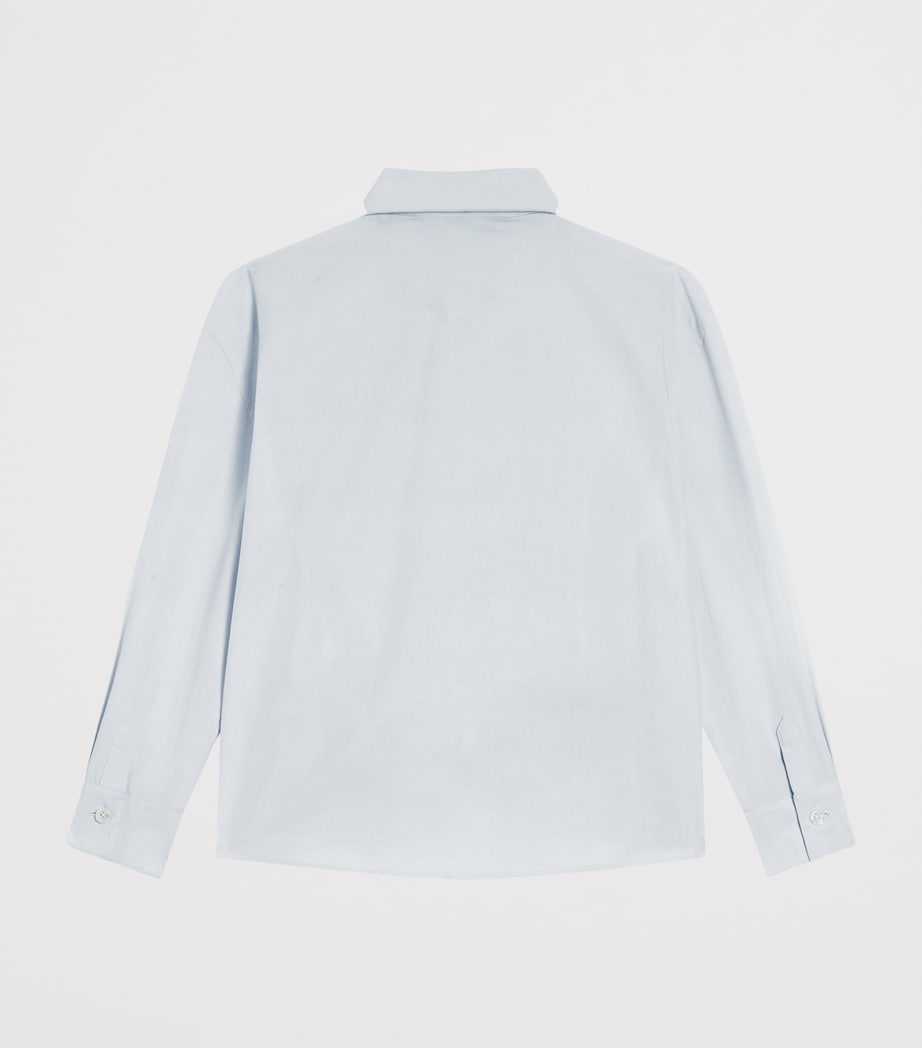 Dolce & Gabbana Kids Cotton Embroidered Patch Shirt (2-6 Years)