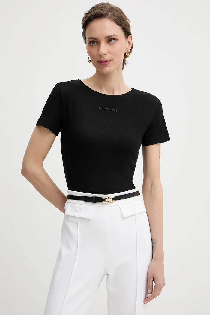 Elisabetta Franchi Kadın Deri Kemer