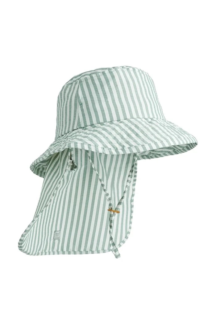 Liewood шапка с козирка за деца Damona Seersucker Sun Hat