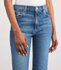 Blue Sawyer Ankle Straight Jeans