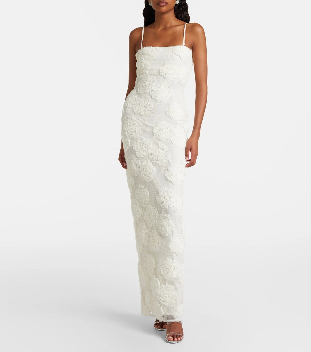 Rotate - Floral mesh gown