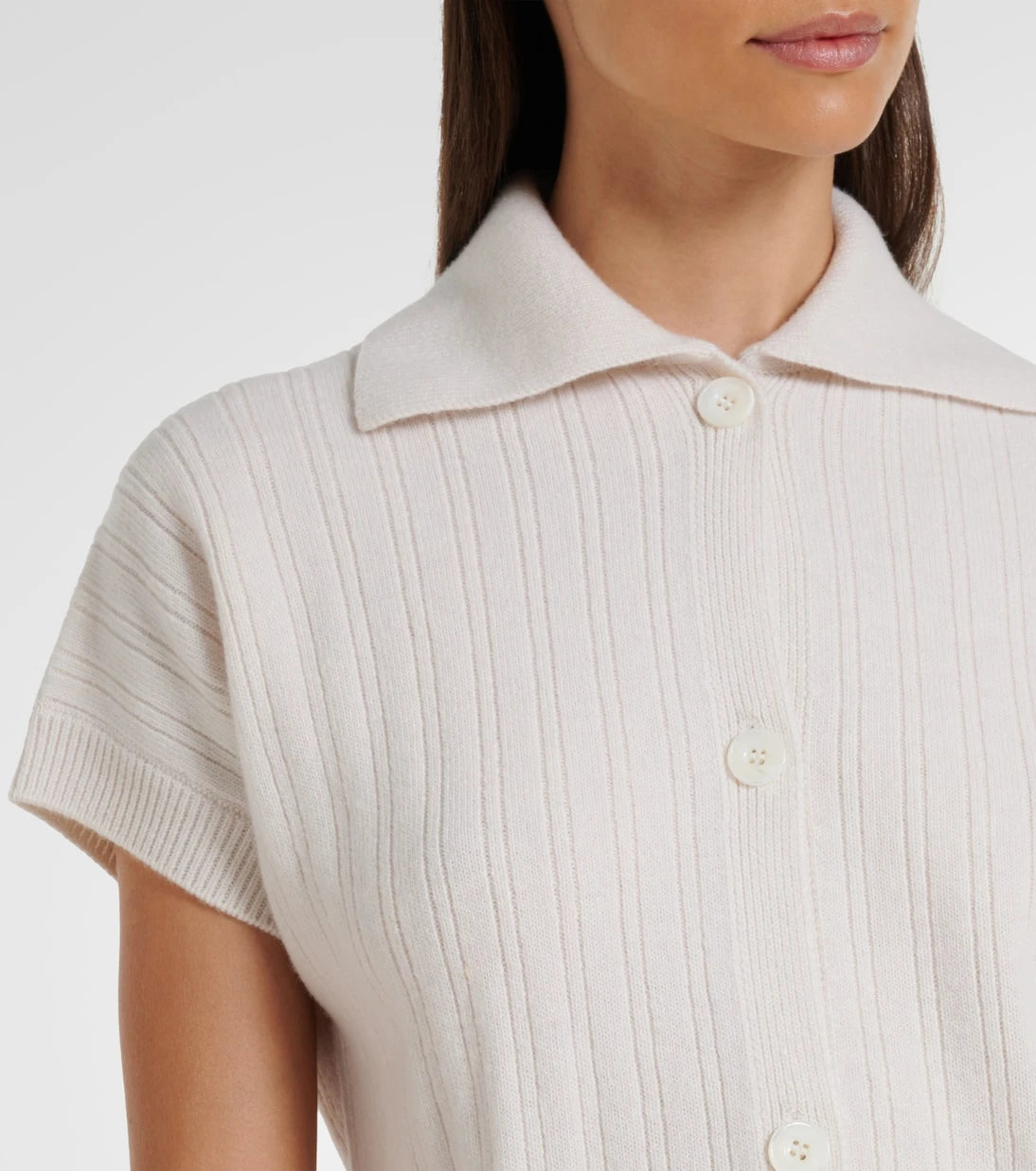 Eleventy - Wool and cashmere polo shirt