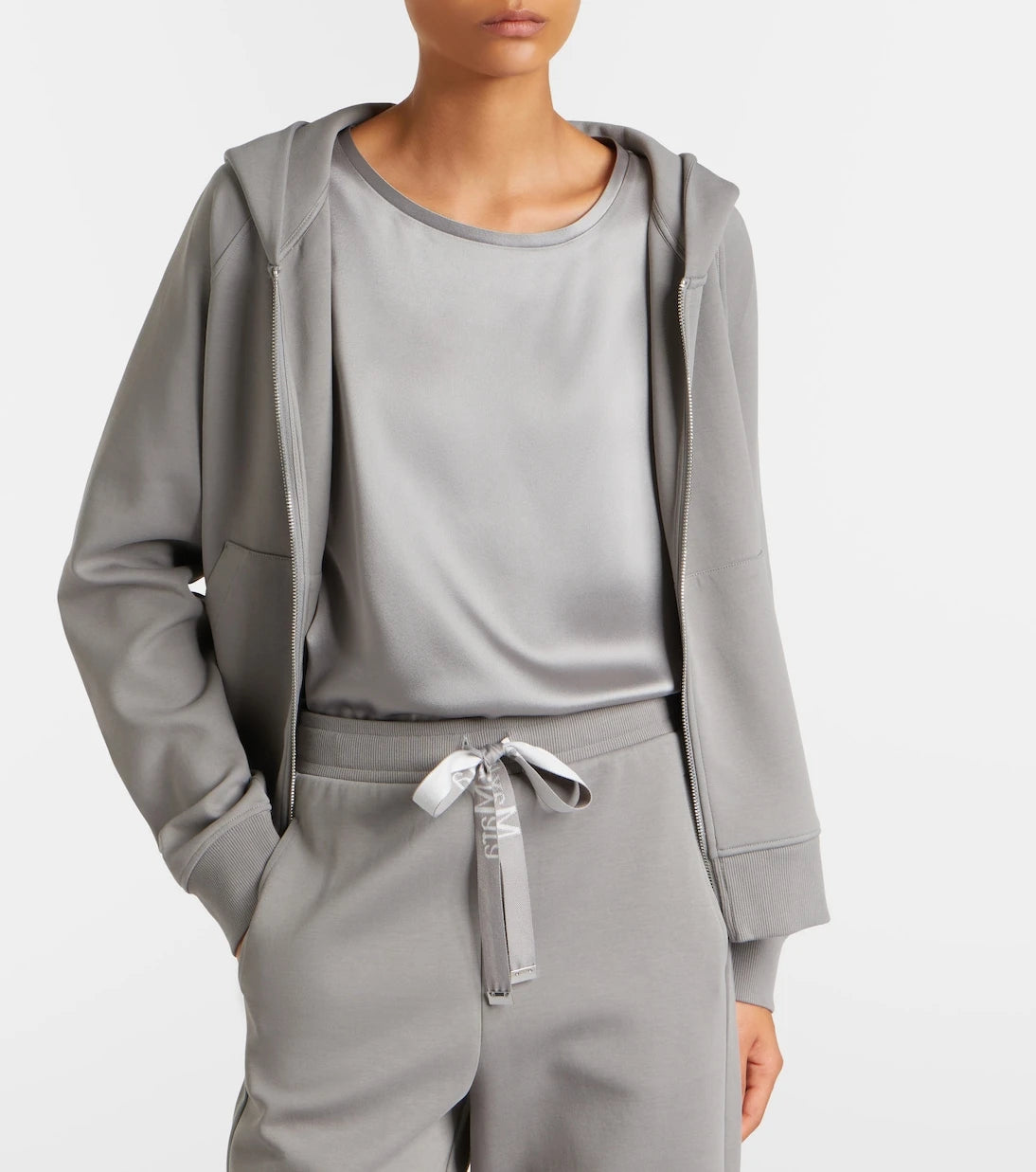 'S Max Mara - Cotton-blend jersey hoodie