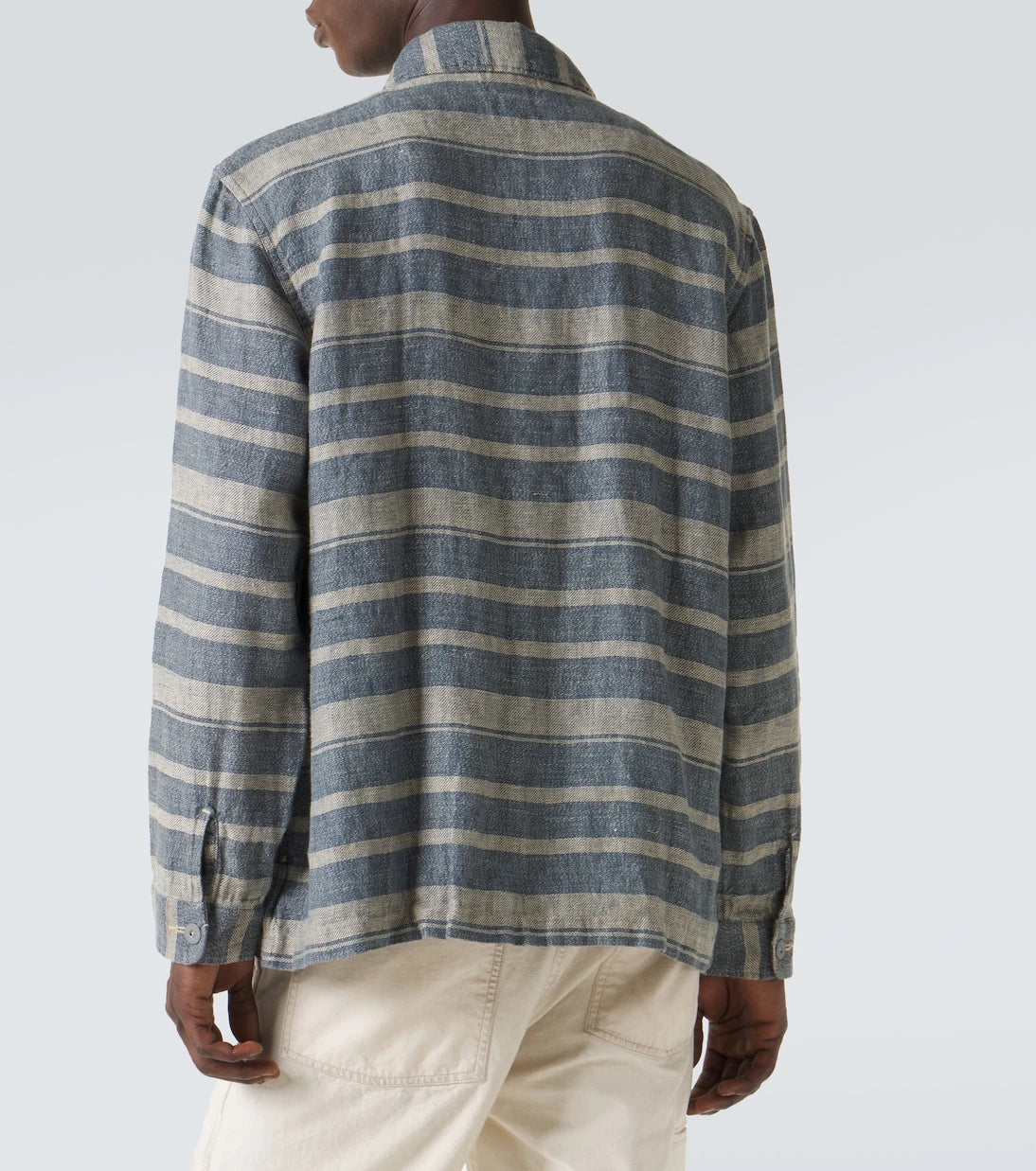 RRL - Striped linen overshirt