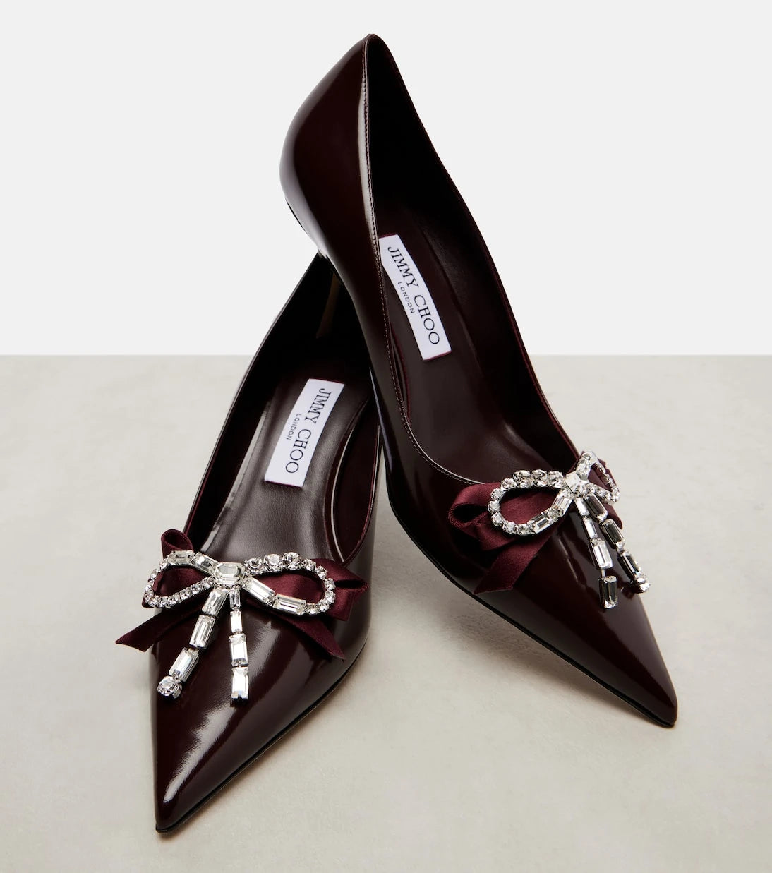 Jimmy Choo - Auria 70 embellished leather pumps