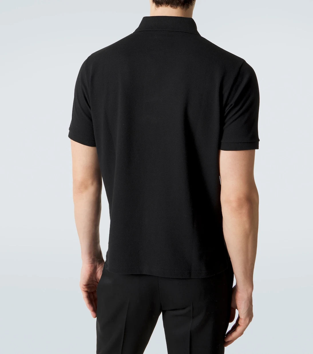 Saint Laurent - Cotton-blend polo shirt