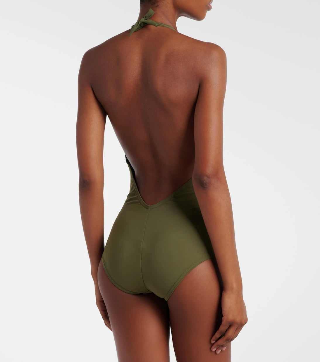 Karla Colletto - Solid embellished swimsuit