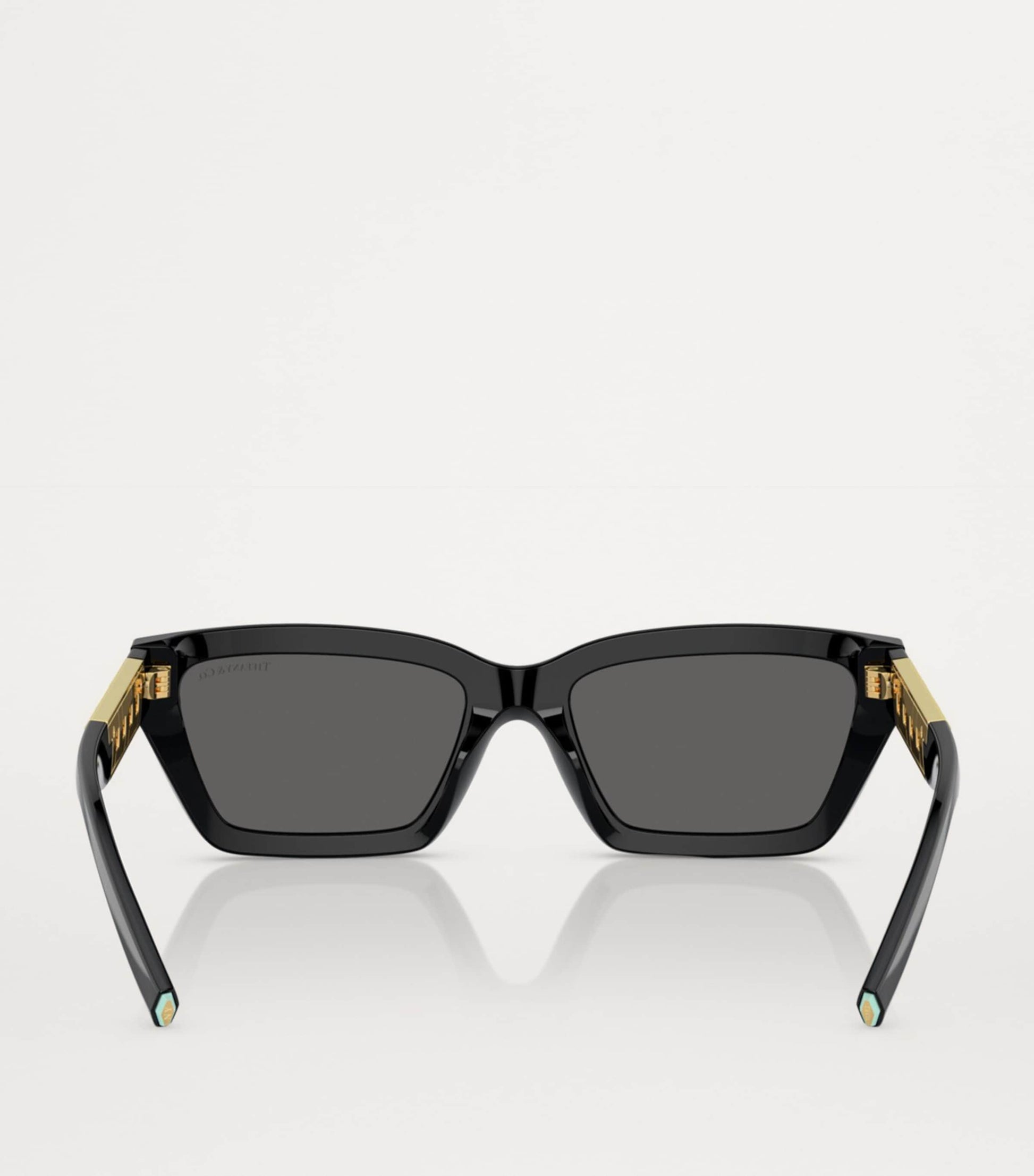 Tiffany & Co. Black Acetate Rectangular Sunglasses