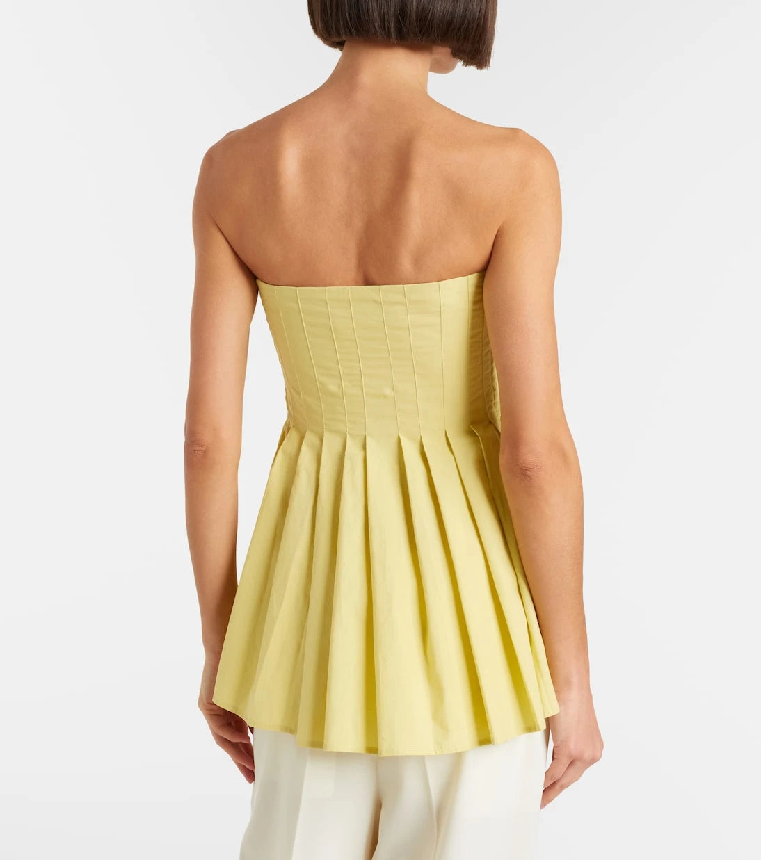 Proenza Schouler - White Label Avine peplum cotton top