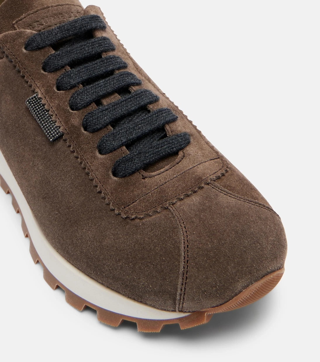 Brunello Cucinelli - Monili suede sneakers