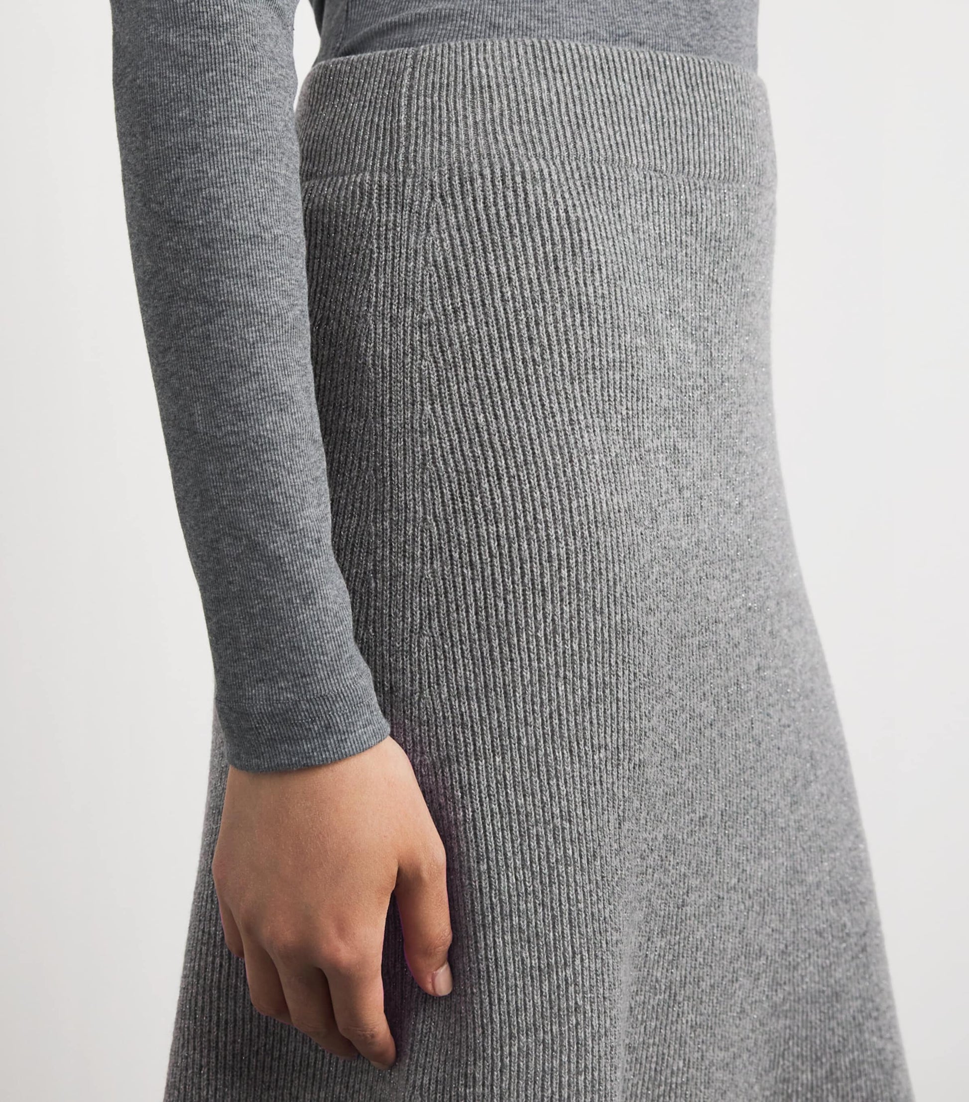 Fabiana Filippi Merino Wool-Blend Midi Skirt