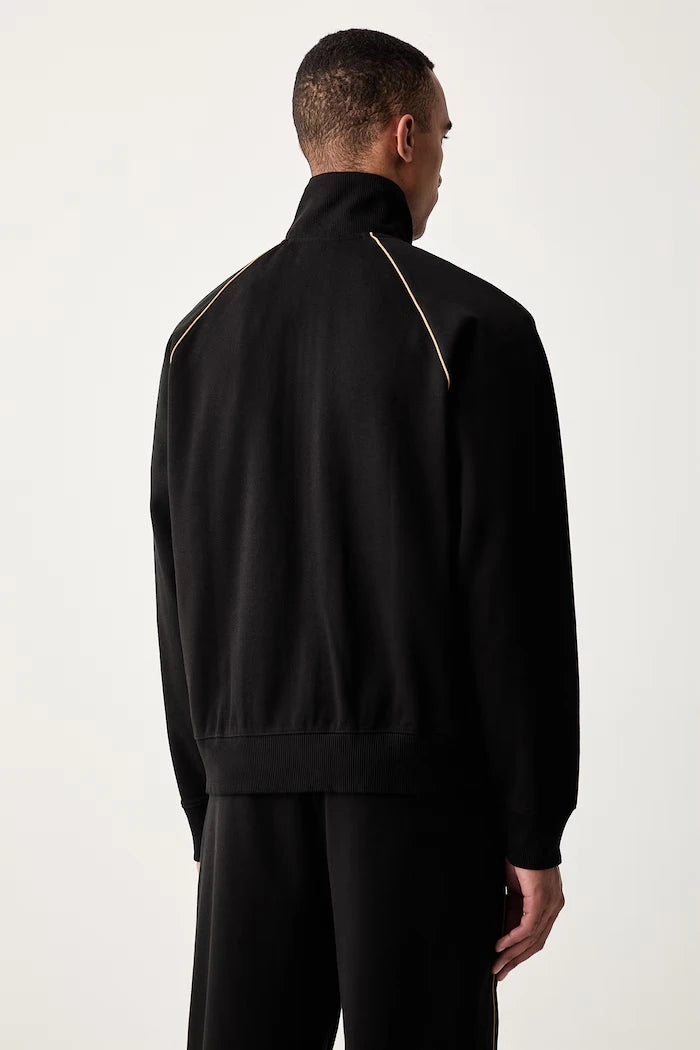 HUGO fermuarlı erkek pamuklu sweatshirt Dislan