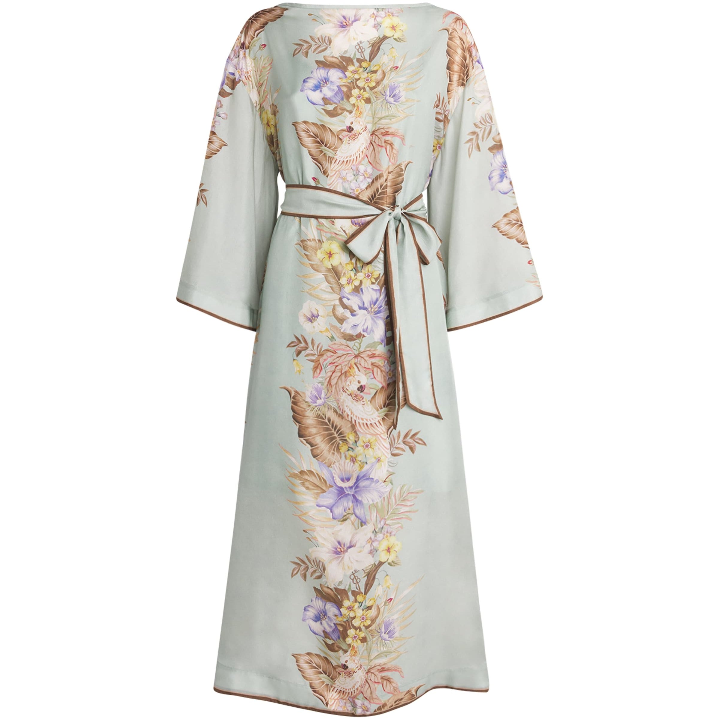 Zimmermann Multi Silk Coco Tunic Midi Dress