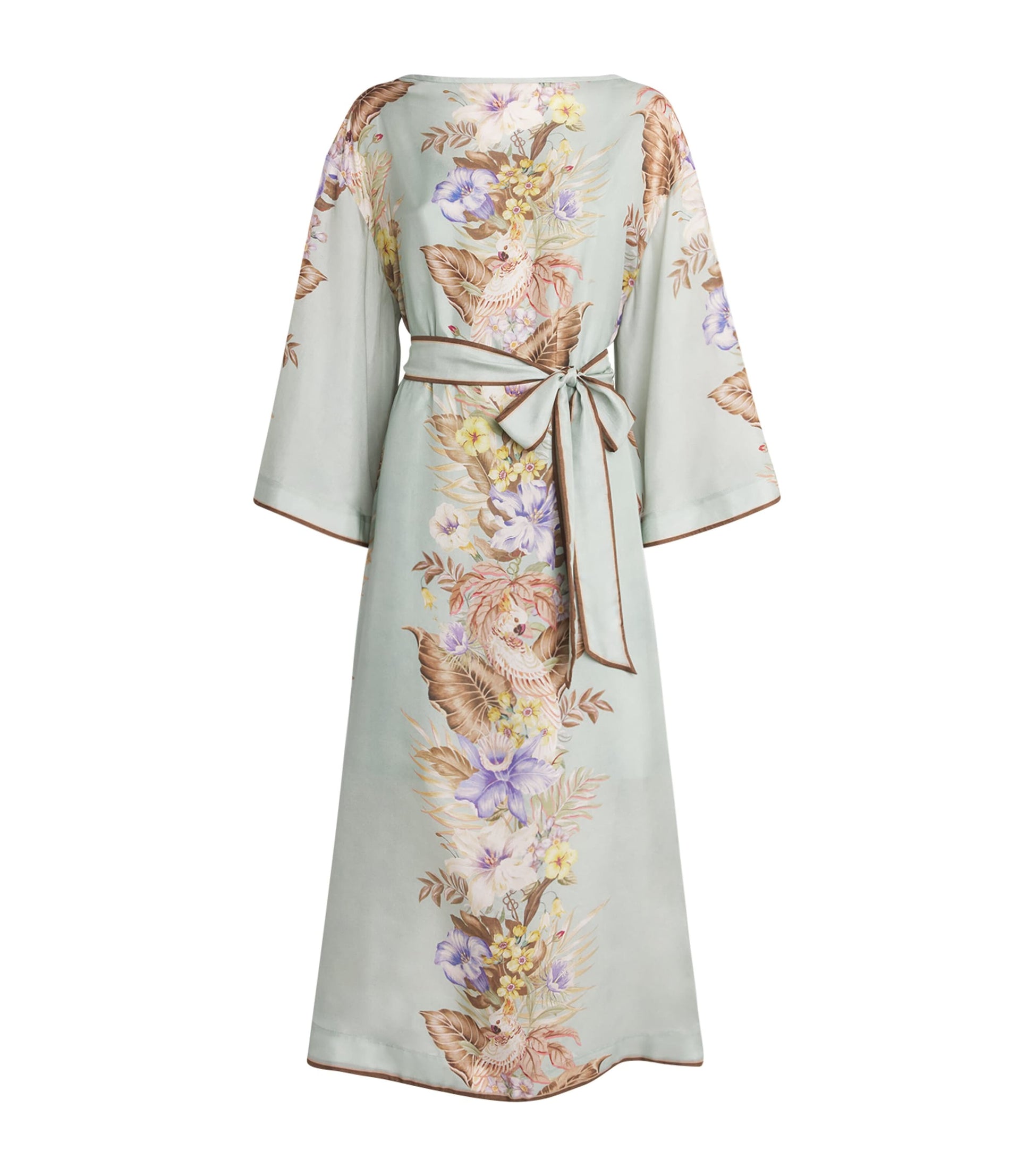 Zimmermann Multi Silk Coco Tunic Midi Dress