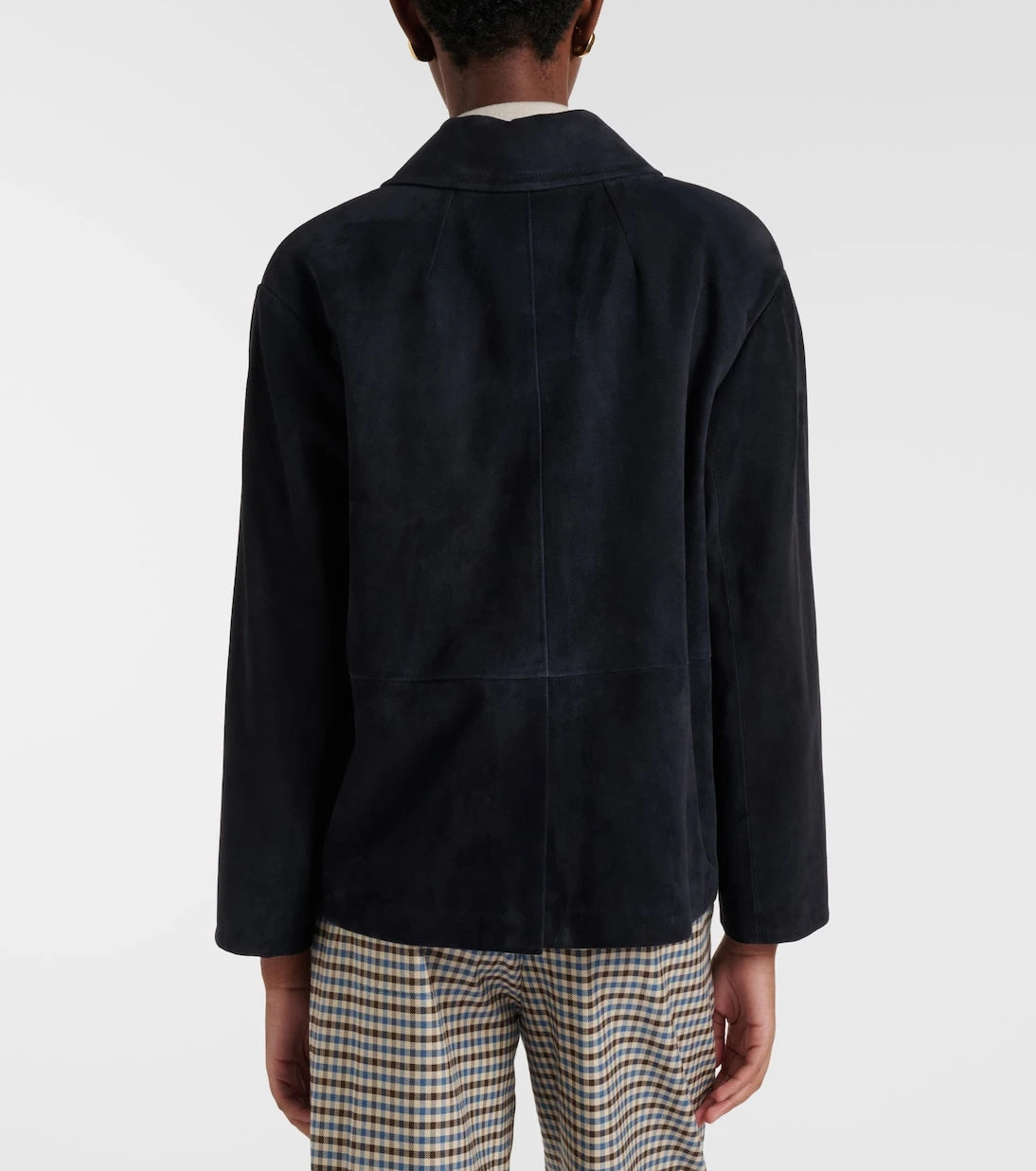 'S Max Mara - جاكيت جلد سويدي شارم