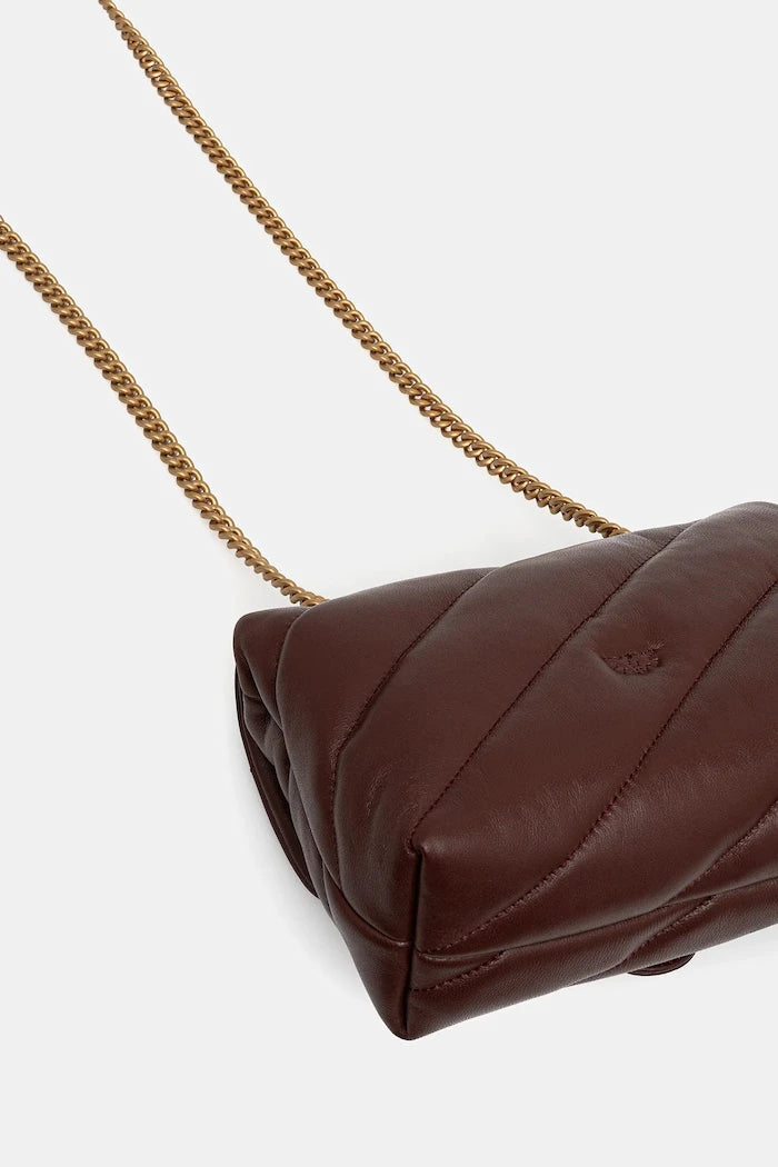 Pinko kadın deri crossbody çanta