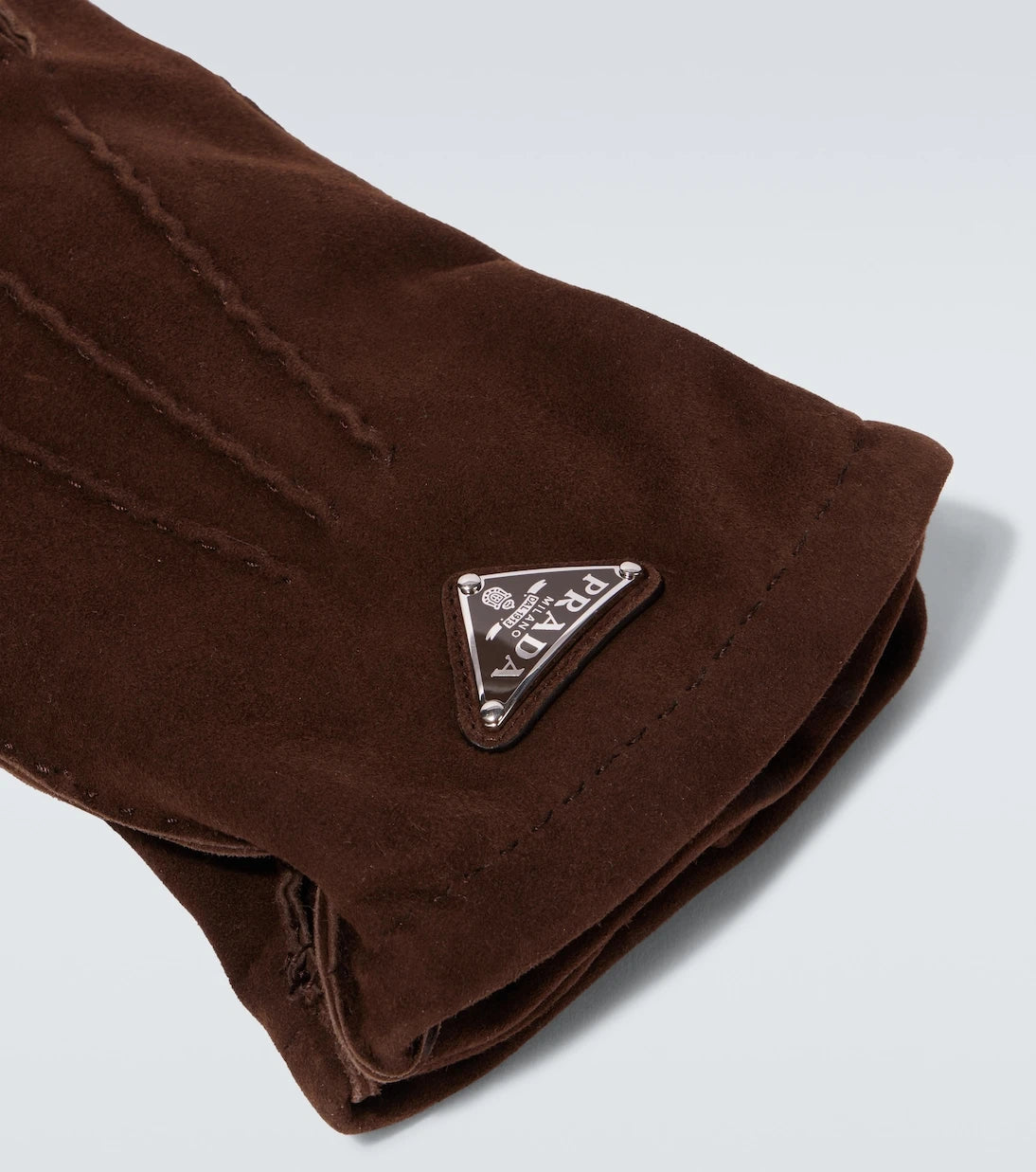 Prada - Logo suede gloves