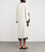 Loulou de Saison Ivory Silk Lace-Detail Soto Midi Dress