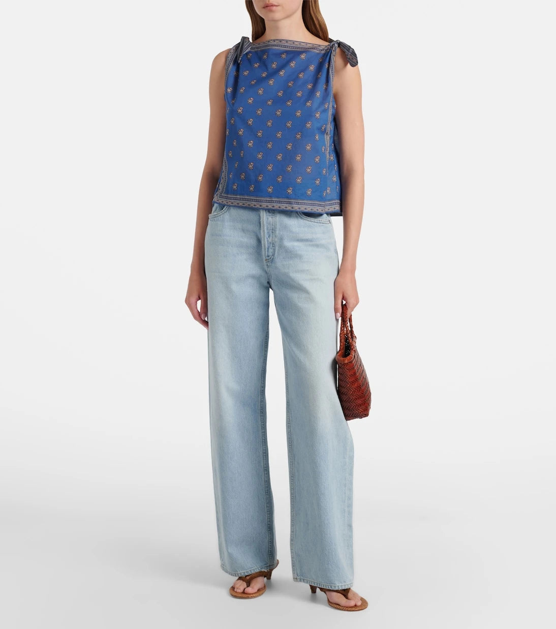Dôen - Amalia printed cotton top