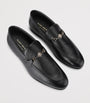 Grained Leather Alton Loafers