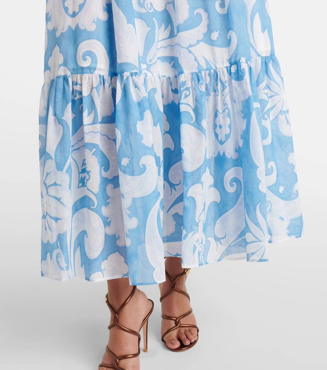Etro - Paisley cotton maxi skirt