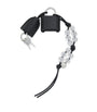 LOEWE Black Leather Amazona Padlock Bag Charm