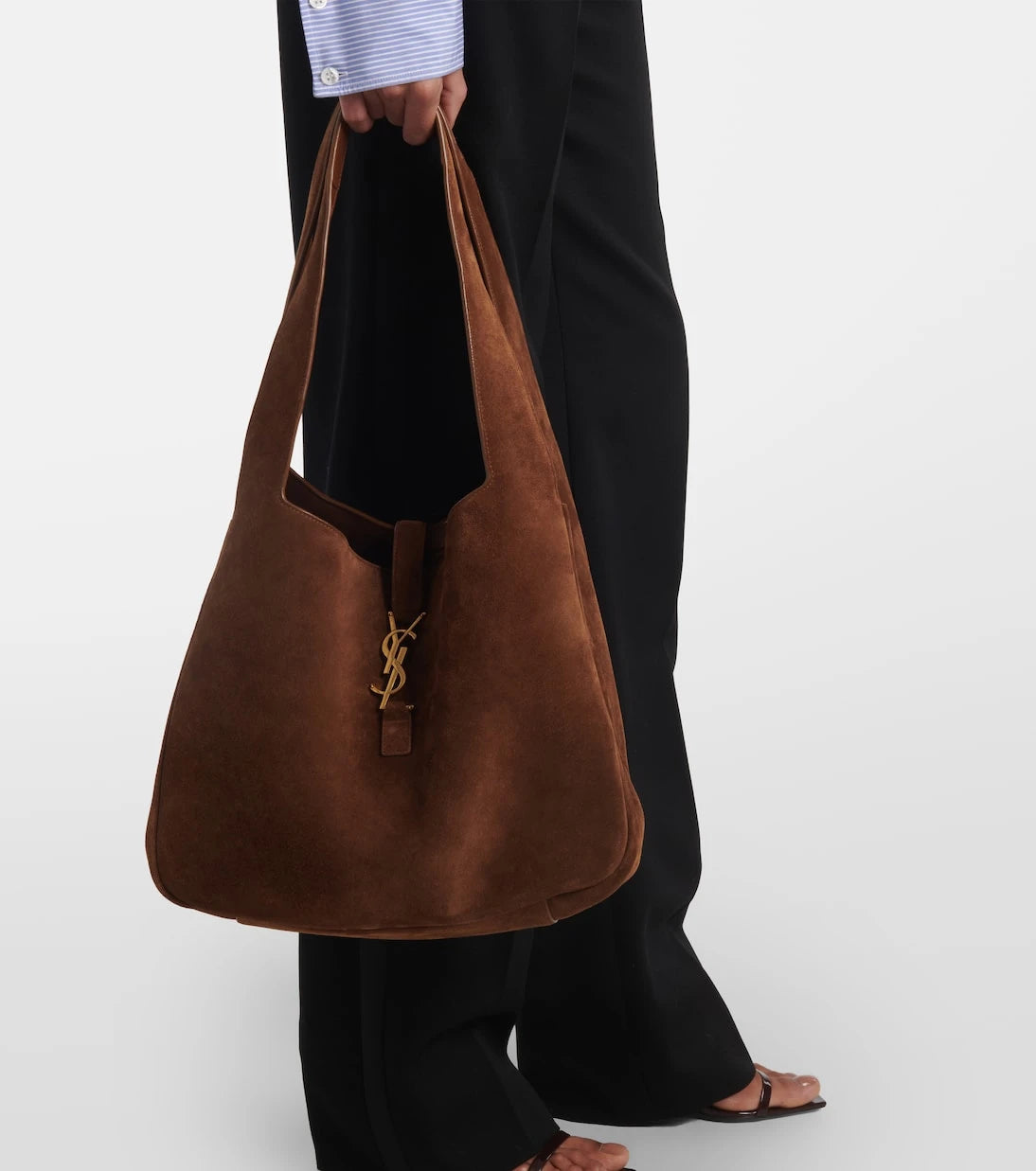 Saint Laurent - Le 5 à 7 Bea suede tote bag