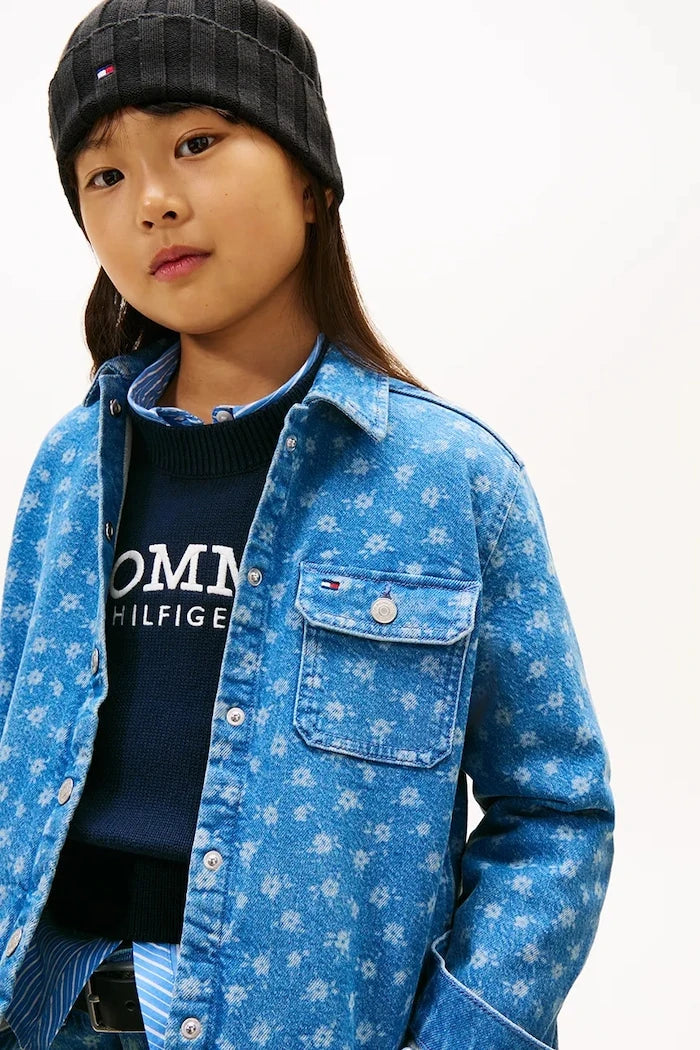 Детска дънкова риза Tommy Hilfiger