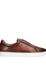 Leather Laceless Sneakers
