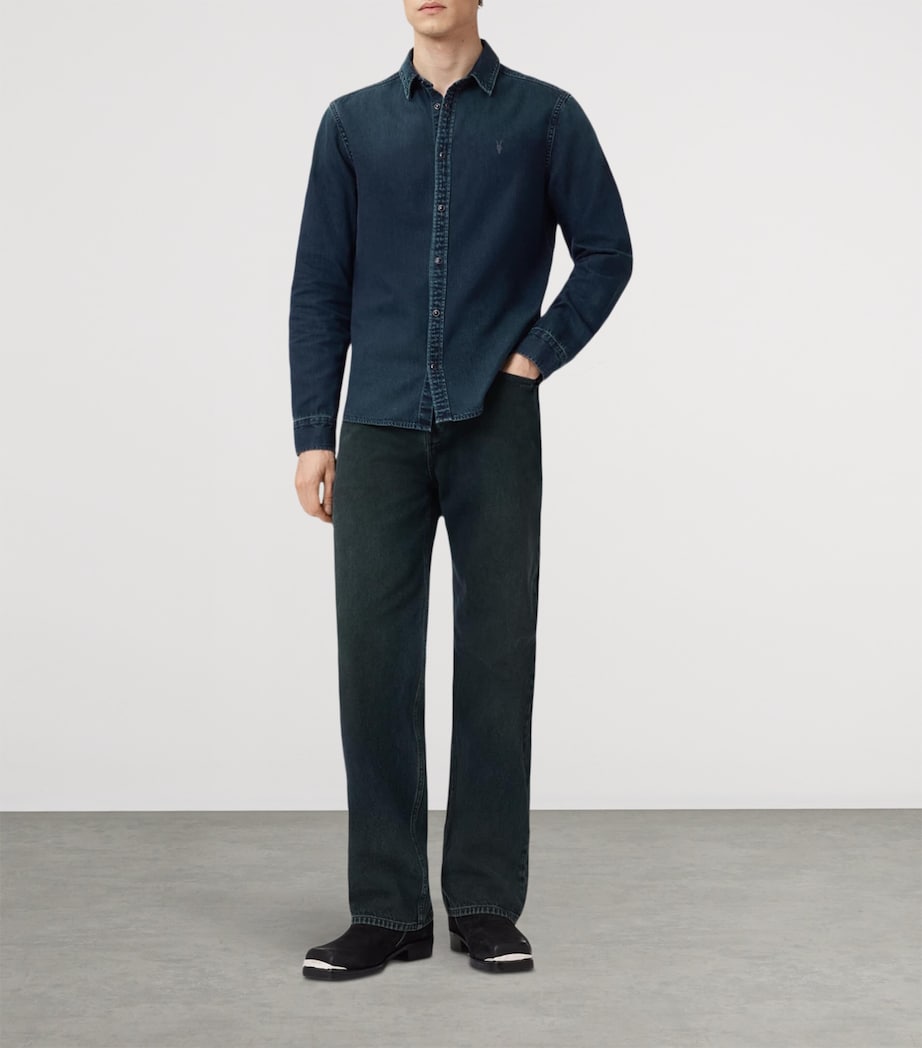 Organic Cotton Gleason Shirt PHANTOM BLUE