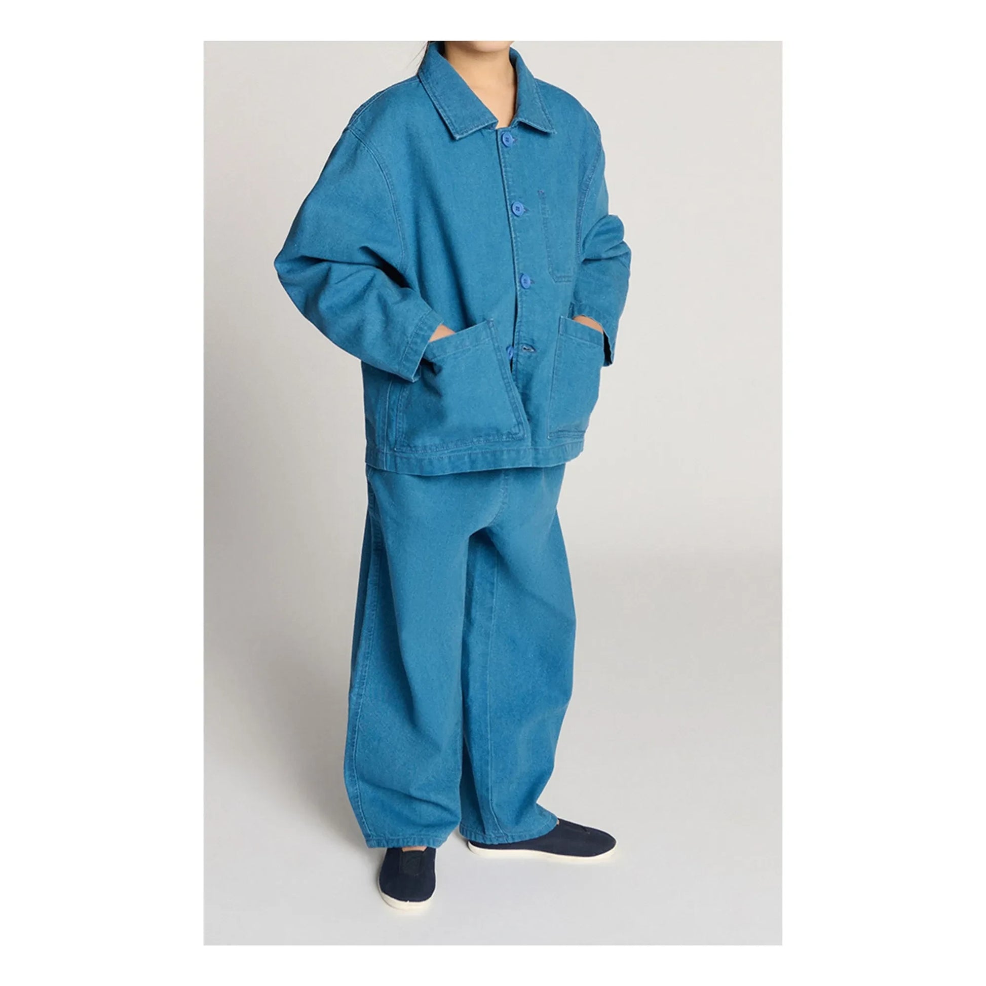 American Vintage - Comow Drawstring Workwear Pants | Blue