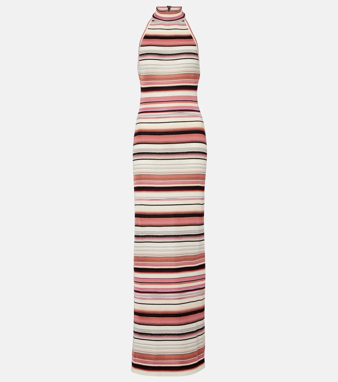 Missoni - Striped halterneck maxi dress