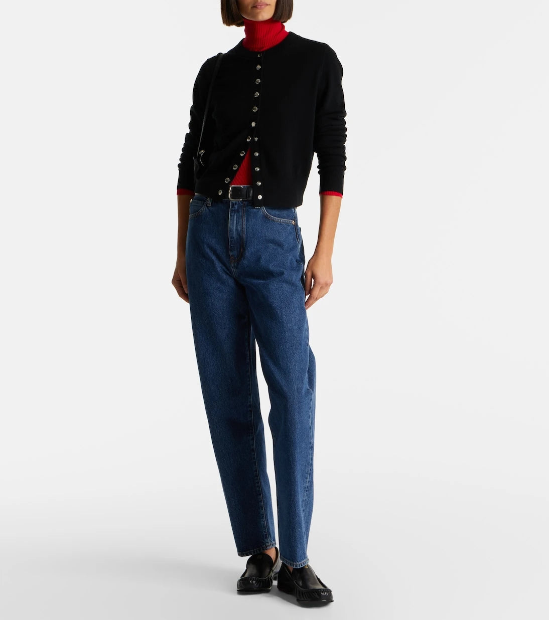 Frame - Neat high-rise straight jeans
