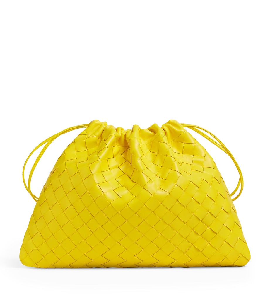 Medium Leather Dustbag Clutch Bag