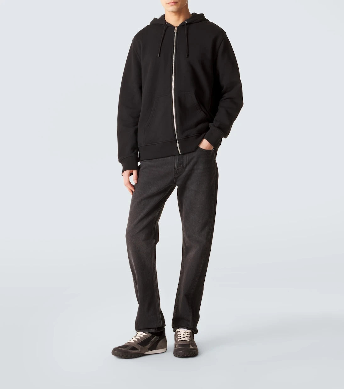 Givenchy - Logo cotton fleece zip-up hoodie