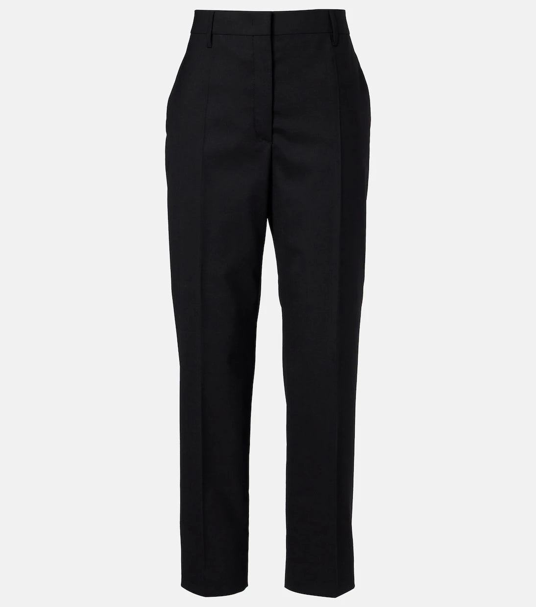 Prada - High-rise wool straight pants