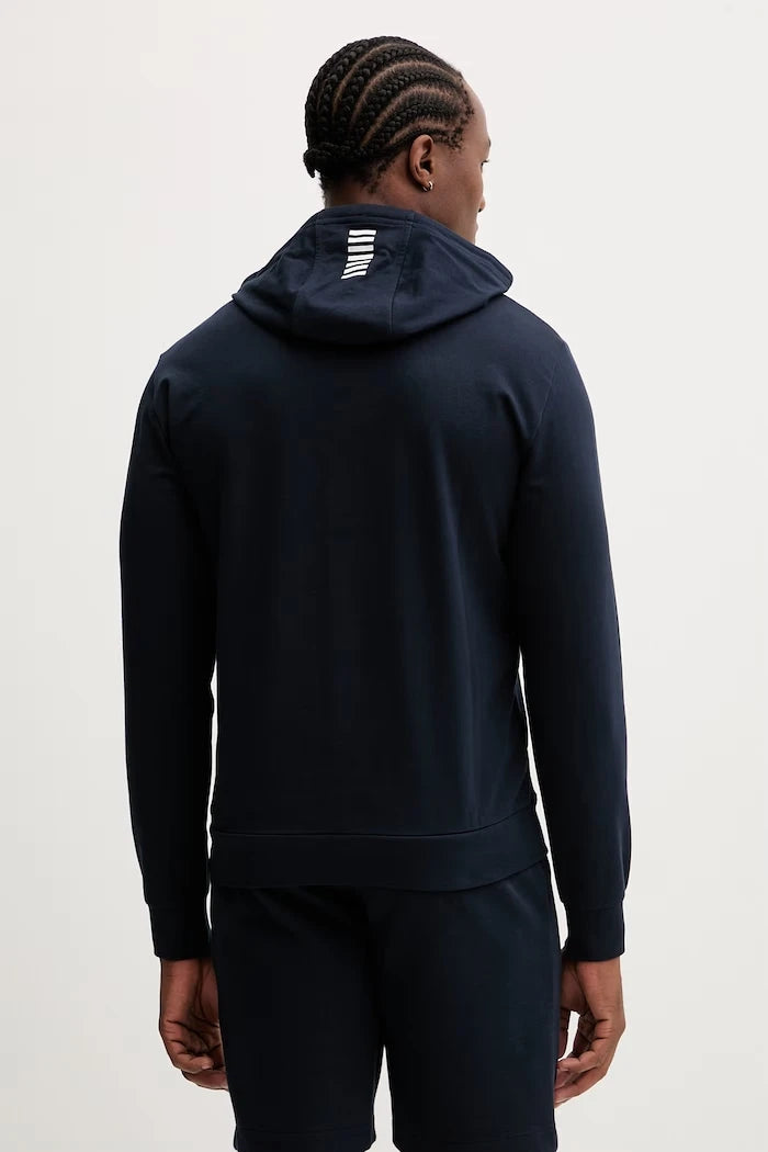 EA7 Emporio Armani капüşonlu erkek pamuk ve elastan sweatshirt
