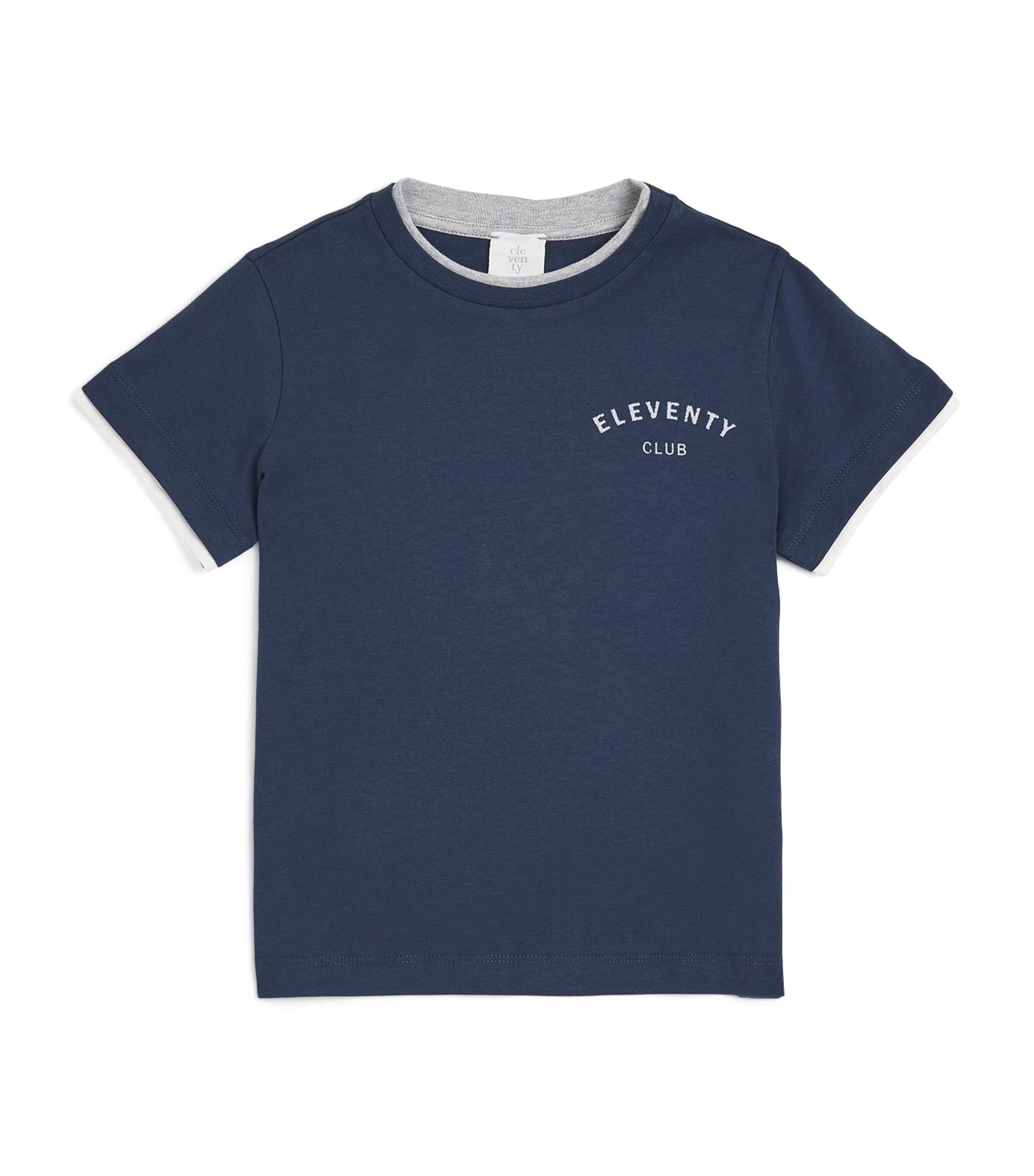Eleventy Kids Cotton Logo T-Shirt (2-16 Years)