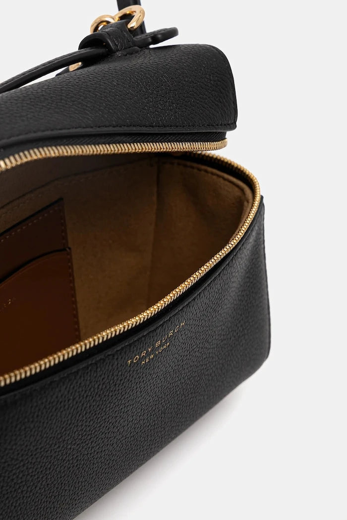 Кожена чанта Tory Burch Romy Slim