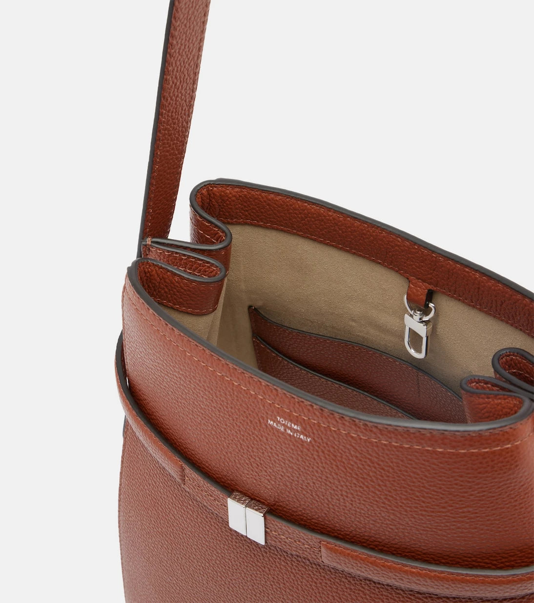 Toteme - Belted leather tote bag