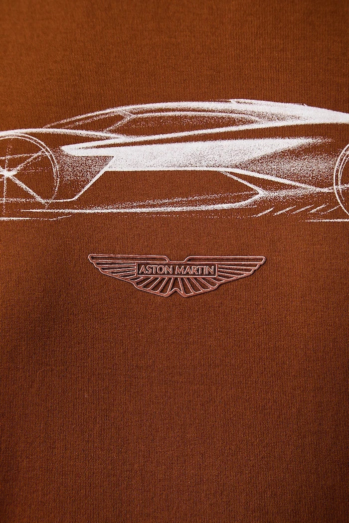 BOSS x Aston Martin erkek pamuklu tişört