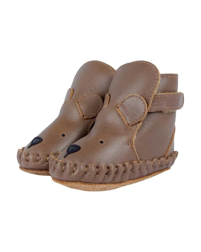 Бебешки кожени обувки Donsje Kapi Classic Booties Bear