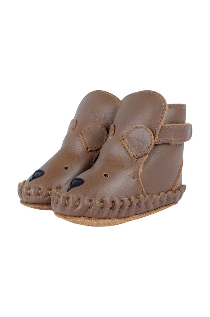 Бебешки кожени обувки Donsje Kapi Classic Booties Bear