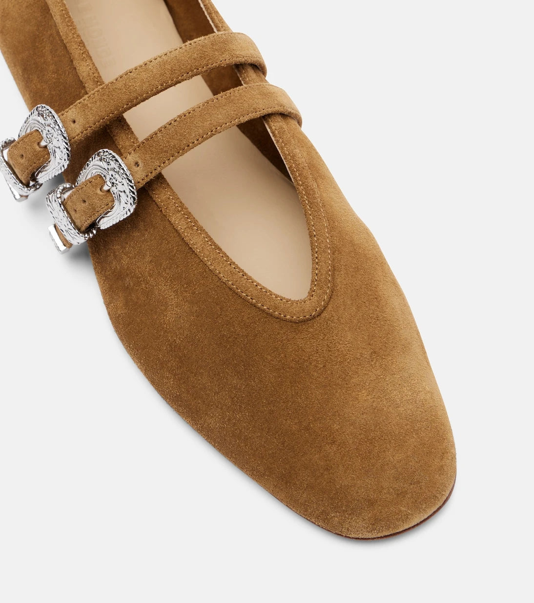 Le Monde Béryl - Claudia suede Mary Jane ballet flats