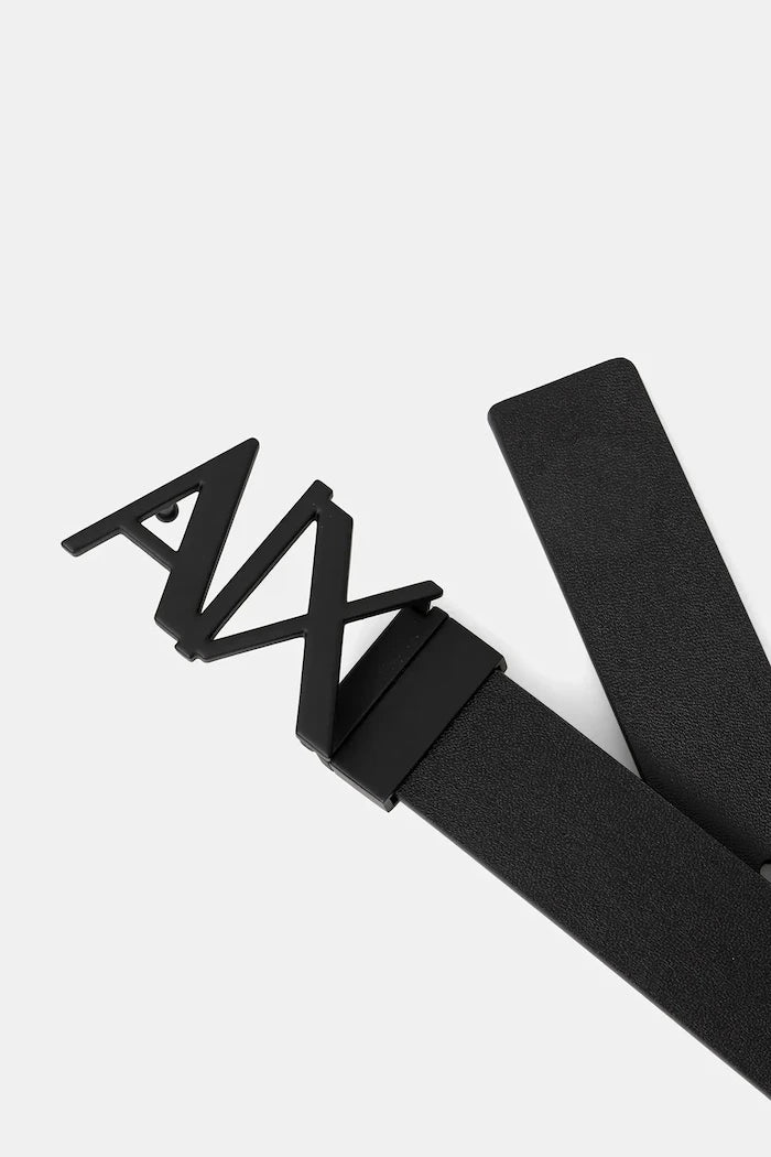 Armani Exchange двустранен колан мъжки от кожа